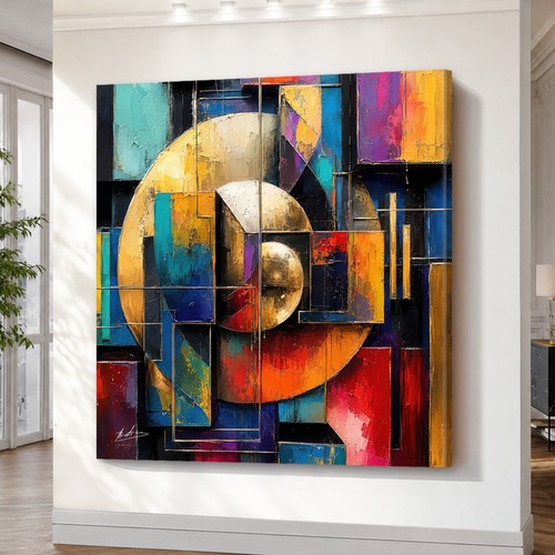 Leinwand bild abstrakt - leinwand,