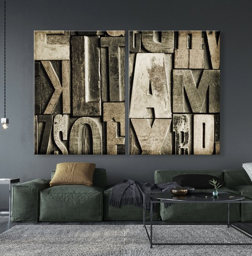 Abstrakt leinwand bild schwarz - leinwand,