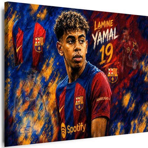 Leinwand bild lamine yamal - lamine,