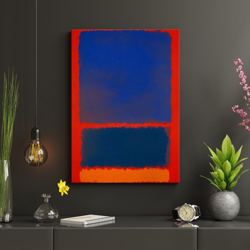 Mark rothko blau orange rot - orange,