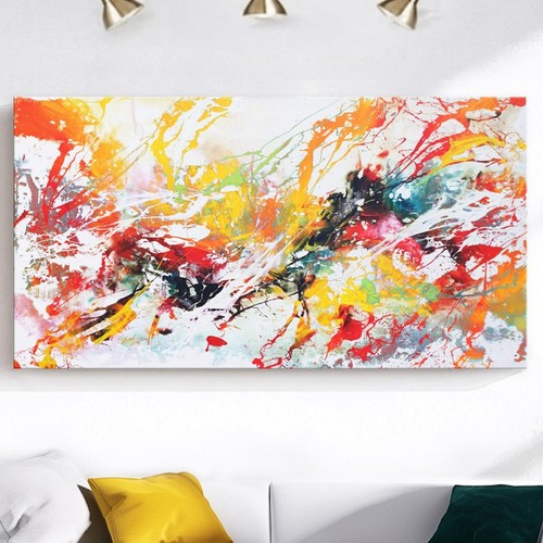 Abstraktes wandbild kunstdruck - abstraktes,