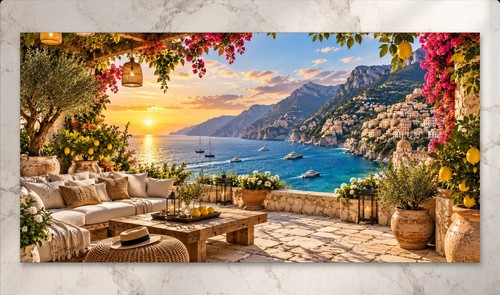 Xxl mittelmeer wandbild - mittelmeer,
