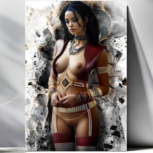 Leinwand bild erotik frau - leinwand,
