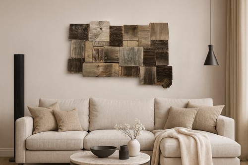 Altholz wandbild neu wand - 3d,