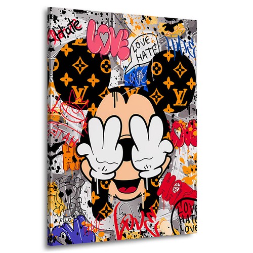 Leinwand bild micky - leinwand,
