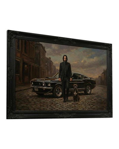 John wick leinwand bild - john,