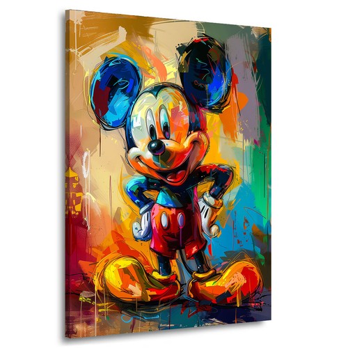 Leinwand bild micky maus - leinwand,