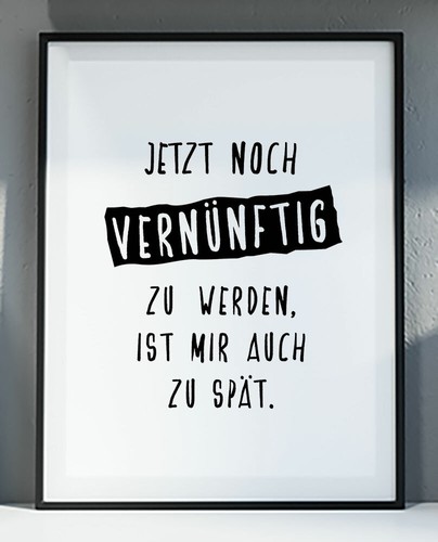 Bild kunstdruck vernünftig - kunstdruck,