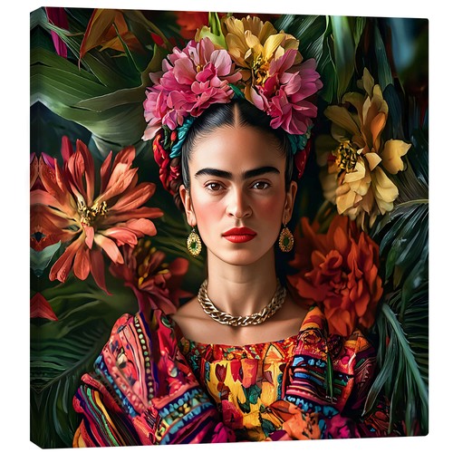 Leinwandbild frida kahlo - leinwandbild,