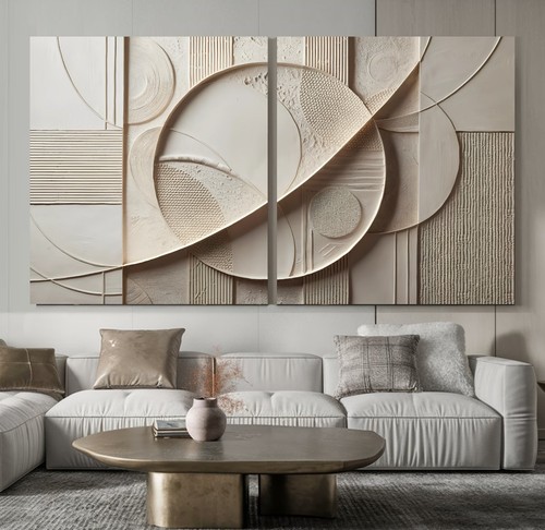Leinwand bild set abstrakte - leinwand,