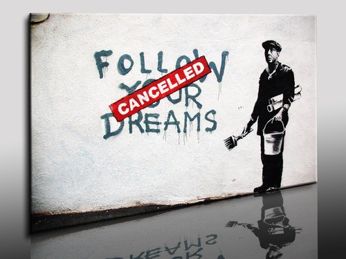 Kunstdruck banksy graffiti - kunstdruck,