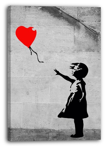 Kunstdruck banksy balloon - kunstdruck,