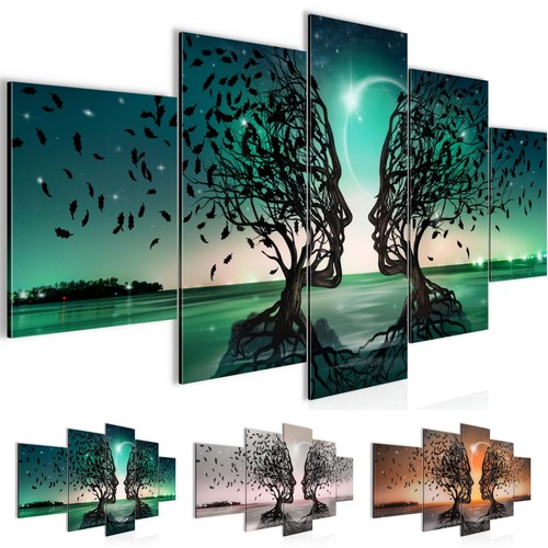 Wandbilder set abstrakt baum - set,