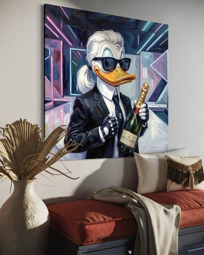 Donald lagerfeld leinwand bild - leinwand,